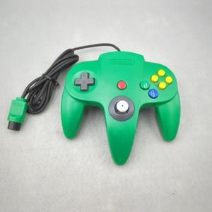 Authentic Nintendo 64 N64 Controller Solid Green - Good Stick